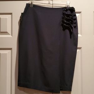 Worthington skirt, dark blue, sz 14